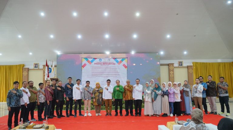 FTI Itera Tandatangani Pakta Integritas Zona Integritas sebagai Wujud Komitmen Bersama pada Rangkaian Acara FTI EXPO 2024