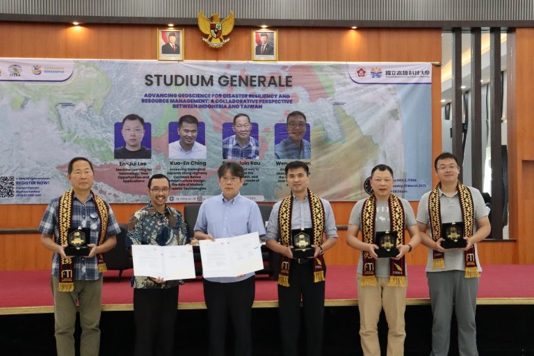 Tingkatkan Resiliensi Bencana, Teknik Geofisika Itera Gelar Studium Generale Bersama Pakar dari NCKU dan NKUST Taiwan